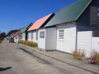 typische Häuser in Stanley