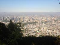 Blick auf Santiago de Chile