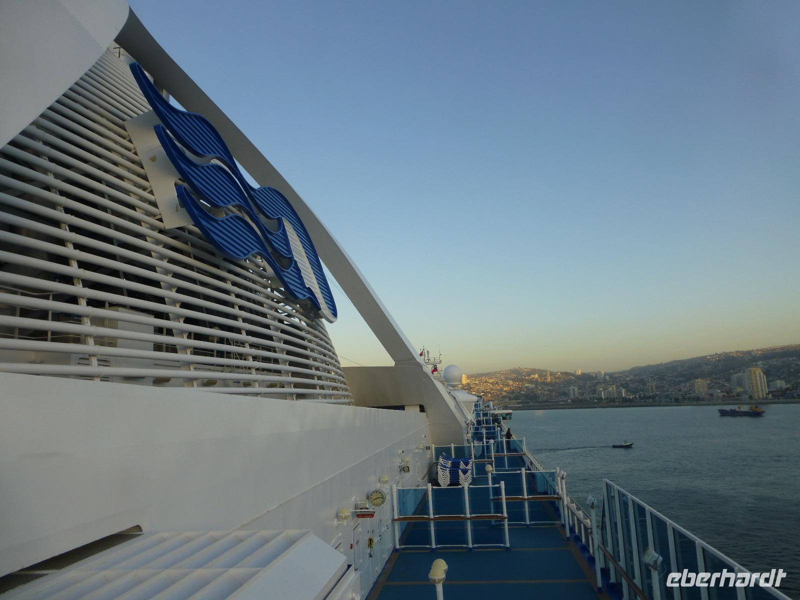 Ausschiffung in Valparaíso