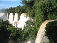 Argentinische Wasserfälle in Iguaçu