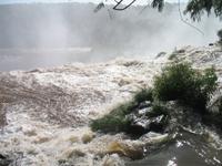 Argentinische Wasserfälle in Iguaçu