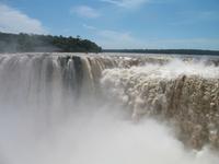 Argentinische Wasserfälle in Iguaçu