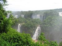 Brasilianische Wasserfälle in Iguaçu