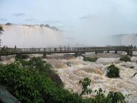 Brasilianische Wasserfälle in Iguaçu