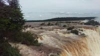Brasilianische Wasserfälle in Iguaçu