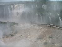 Brasilianische Wasserfälle in Iguaçu