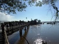 Weg zum Iguazu Wasserfall