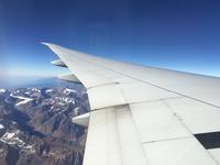 Flug über die Anden