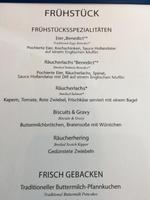 Frühtückskarte