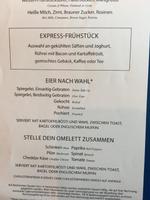 Frühtückskarte