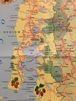 Karte vom Bordreisebüro