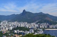 Blick vom Zuckerhut zur Christusstatue