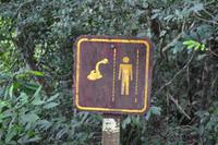 Achtung: giftige Schlangen!