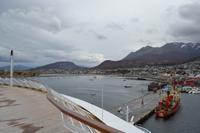 Die Norwegian Sun im Hafen von Ushuaia