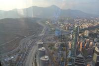 Blick von der Aussichtsplattform Sky Costanera