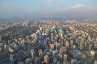 Blick von der Aussichtsplattform Sky Costanera