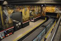 U-Bahn-Station in Santiago