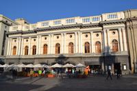Am Hauptplatz in Santiago