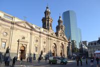 Am Hauptplatz in Santiago