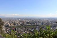 Blick auf Santiago vom Aussichtspunkt San Cristobal