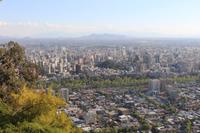 Blick auf Santiago vom Aussichtspunkt San Cristobal