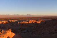 Sonnenuntergang in der Atacama-Wüste