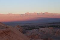 Sonnenuntergang in der Atacama-Wüste