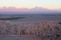 Sonnenuntergang in der Atacama-Wüste