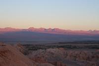 Sonnenuntergang in der Atacama-Wüste