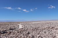 Salzsee in der Atacama-Wüste