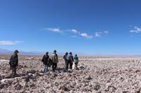Salzsee in der Atacama-Wüste