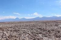 Salzsee in der Atacama-Wüste