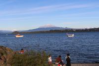 Blick auf den Vulkan Calbuco