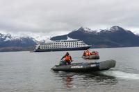 Landgang am Aguila Gletscher
