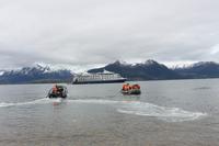 Landgang am Aguila Gletscher