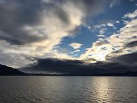 Sonnenuntergang auf der Stella Australis