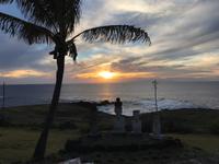 Sonnenuntergang auf der Osterinsel