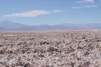 Salzsee in der Atacama-Wüste