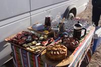 Frühstück an den El Tatio Geysiren