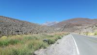 Fahrt von Salta nach San Antonio de los Cobres (Blick zum Gipfel des Nevado de Acay)