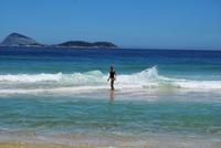 Baden am Ipanema-Strand