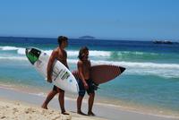 Baden am Ipanema-Strand