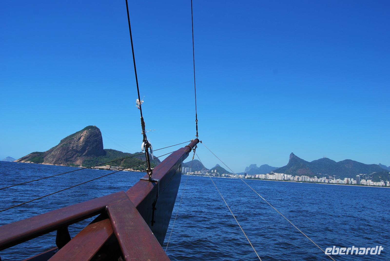 Bootsfahrt auf der Guanabara-Bucht