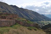 Puka Pukara, rote Festung - Region Cusco - Peru