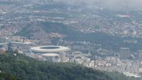 Blick vom Corcovado zum Stadion