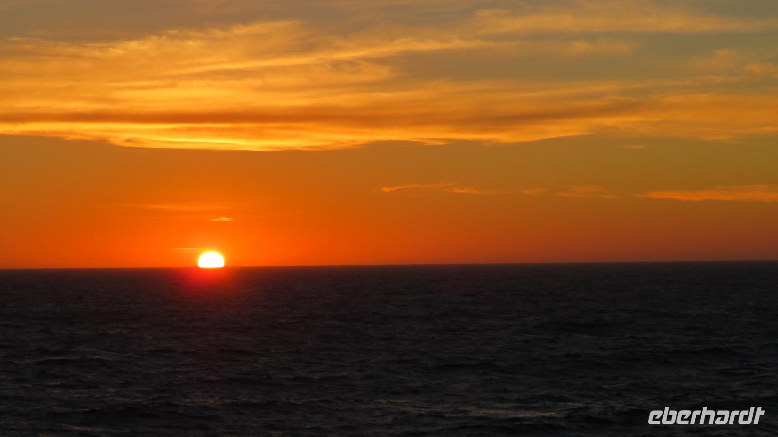 Sonnenuntergang erster Klasse