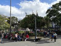Unabhängigkeitsplatz in der Altstadt Quitos