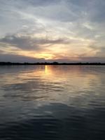 Sonnenuntergang am Lake Cuyabeno