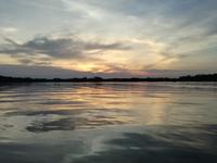 Sonnenuntergang am Lake Cuyabeno