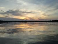 Sonnenuntergang am Lake Cuyabeno